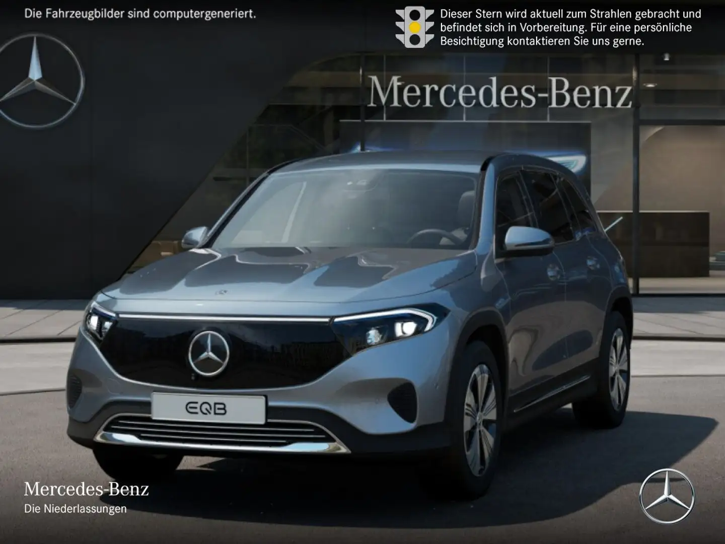 Mercedes-Benz EQB 250 PROG+ADVANCED+360+EDW+SPUR Silber - 2