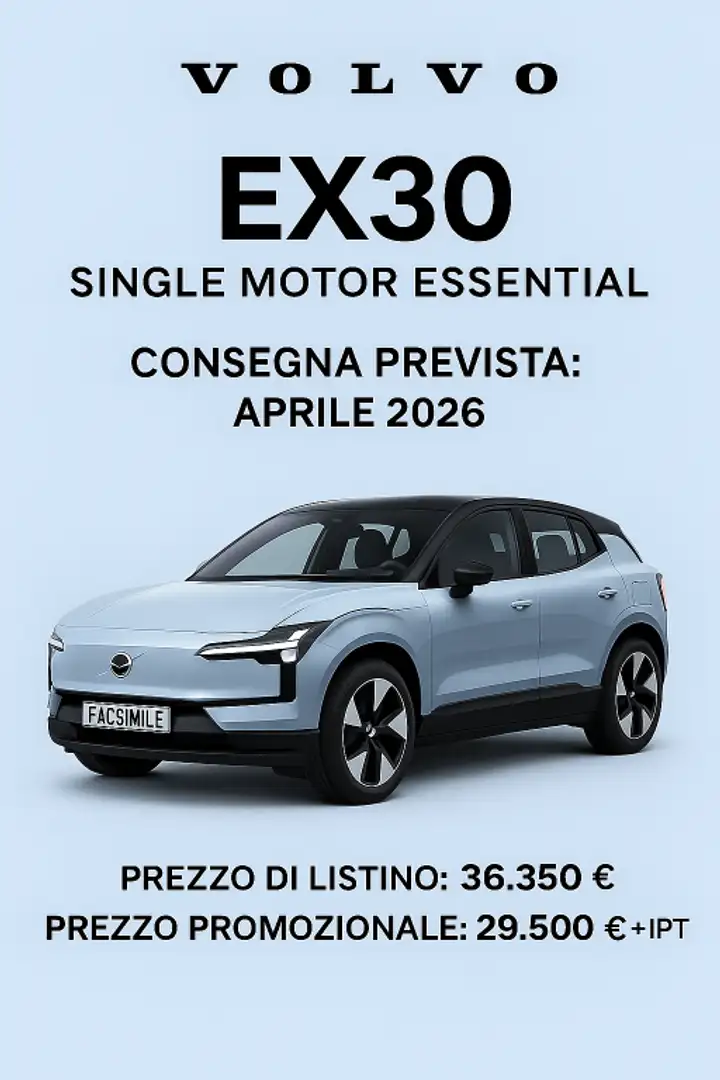 Volvo EX30 Single Motor Essential rwd Blu/Azzurro - 1