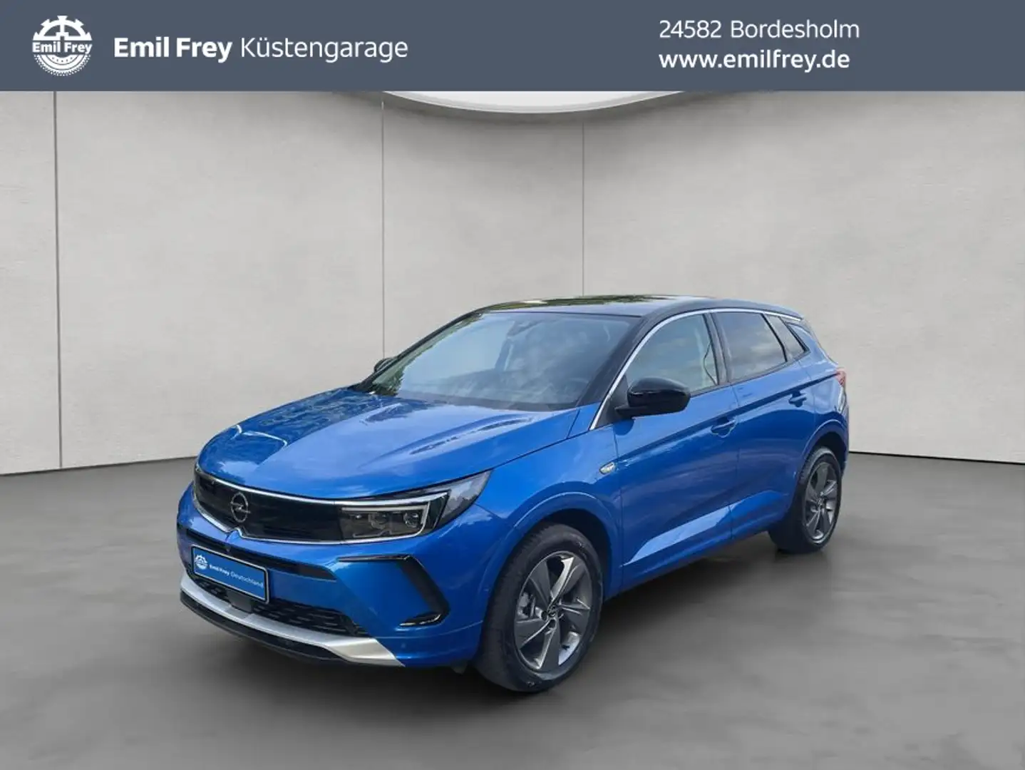 Opel Grandland Grandland 1.2 DI Automatik Elegance AHK 360° TWA Blau - 1