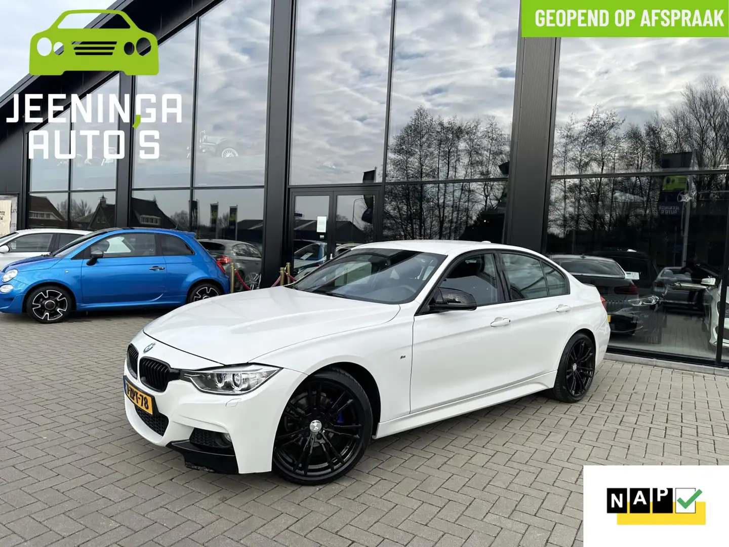 BMW 316 3-serie 316i M pakket |180pk |Navi|19"|NAP Blanc - 1