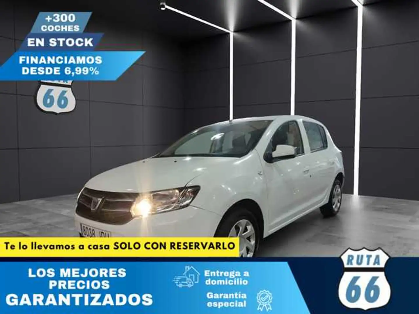 Dacia Sandero 0.9 TCE Laureate 90 Blanc - 1