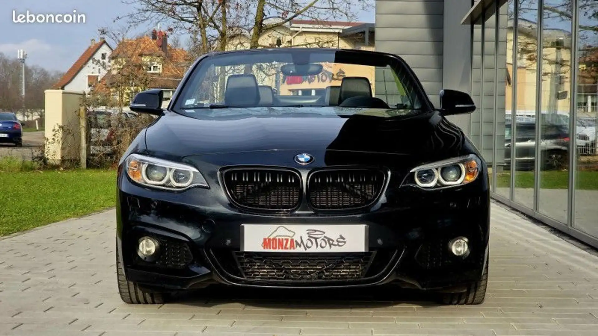 BMW 220 SERIE CABRIOLET (F23) 220DA 190CH M SPORT Noir - 1
