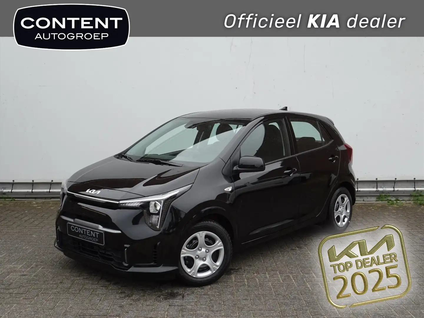 Kia Picanto 1.0 GDI 4-zits DynamicLine | NIEUW TE BESTELLEN! Zwart - 1