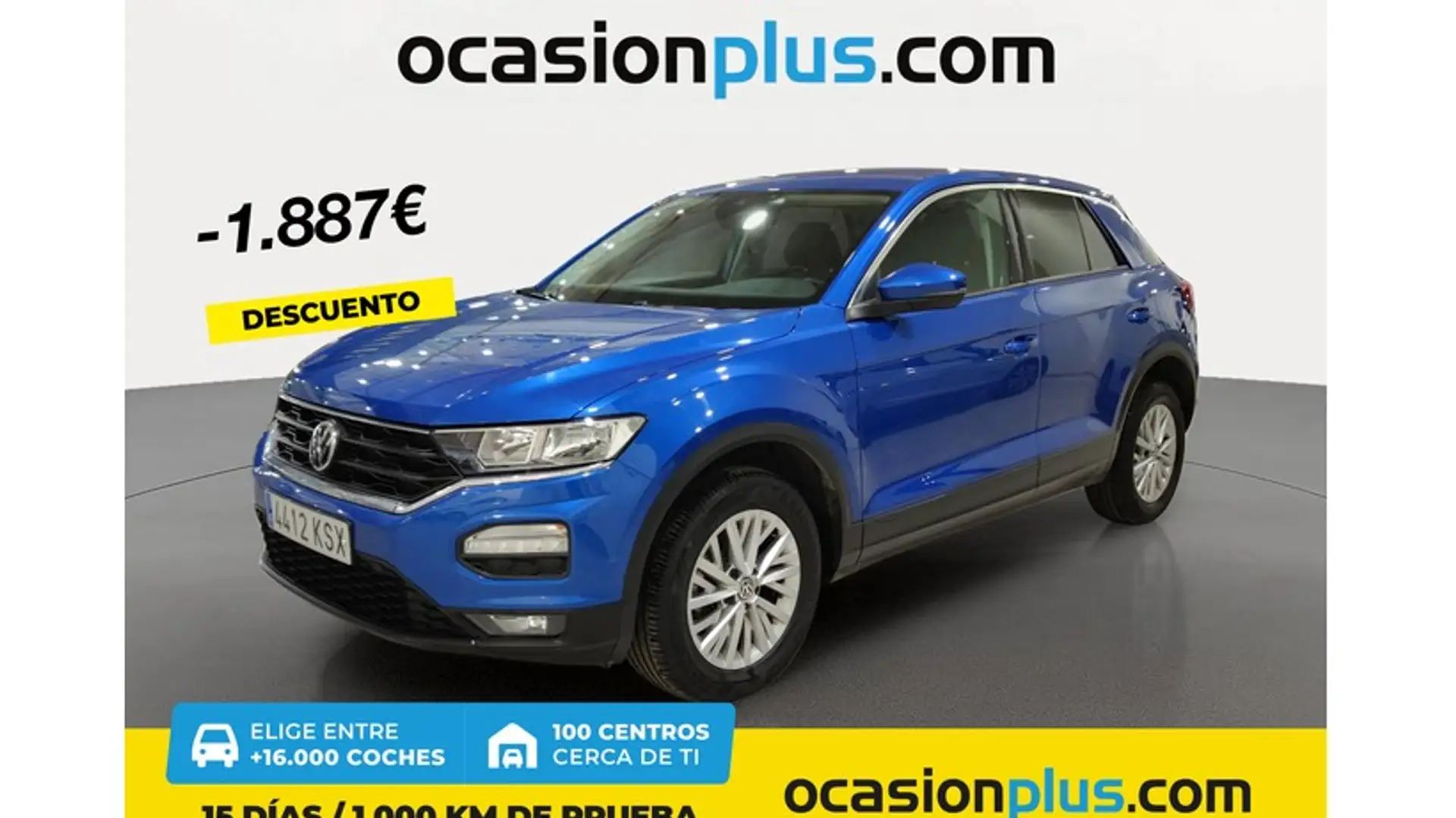 Volkswagen T-Roc 1.0 TSI Edition Azul - 1