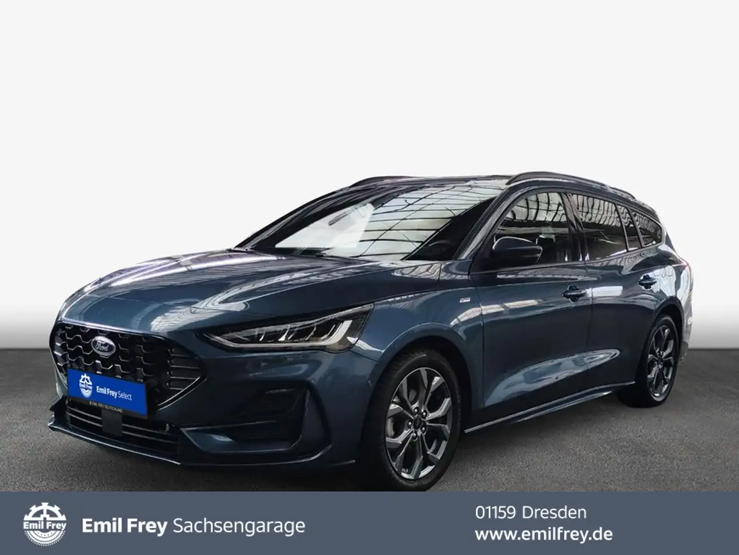 Ford Focus Turnier 1.0 EcoBoost Hybrid ST-LINE X Blau - 1
