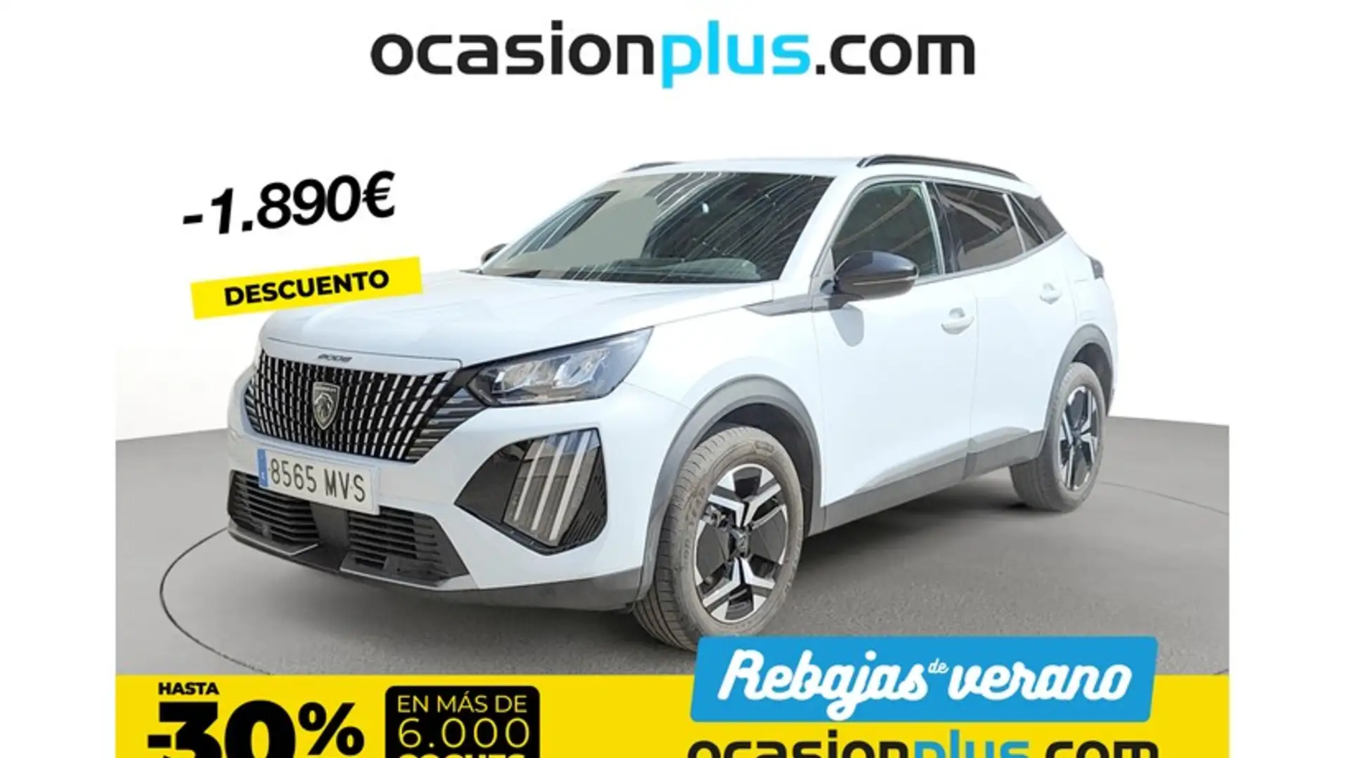 Peugeot 2008 1.2 PureTech S&S Allure EAT8 130 Blanc - 1