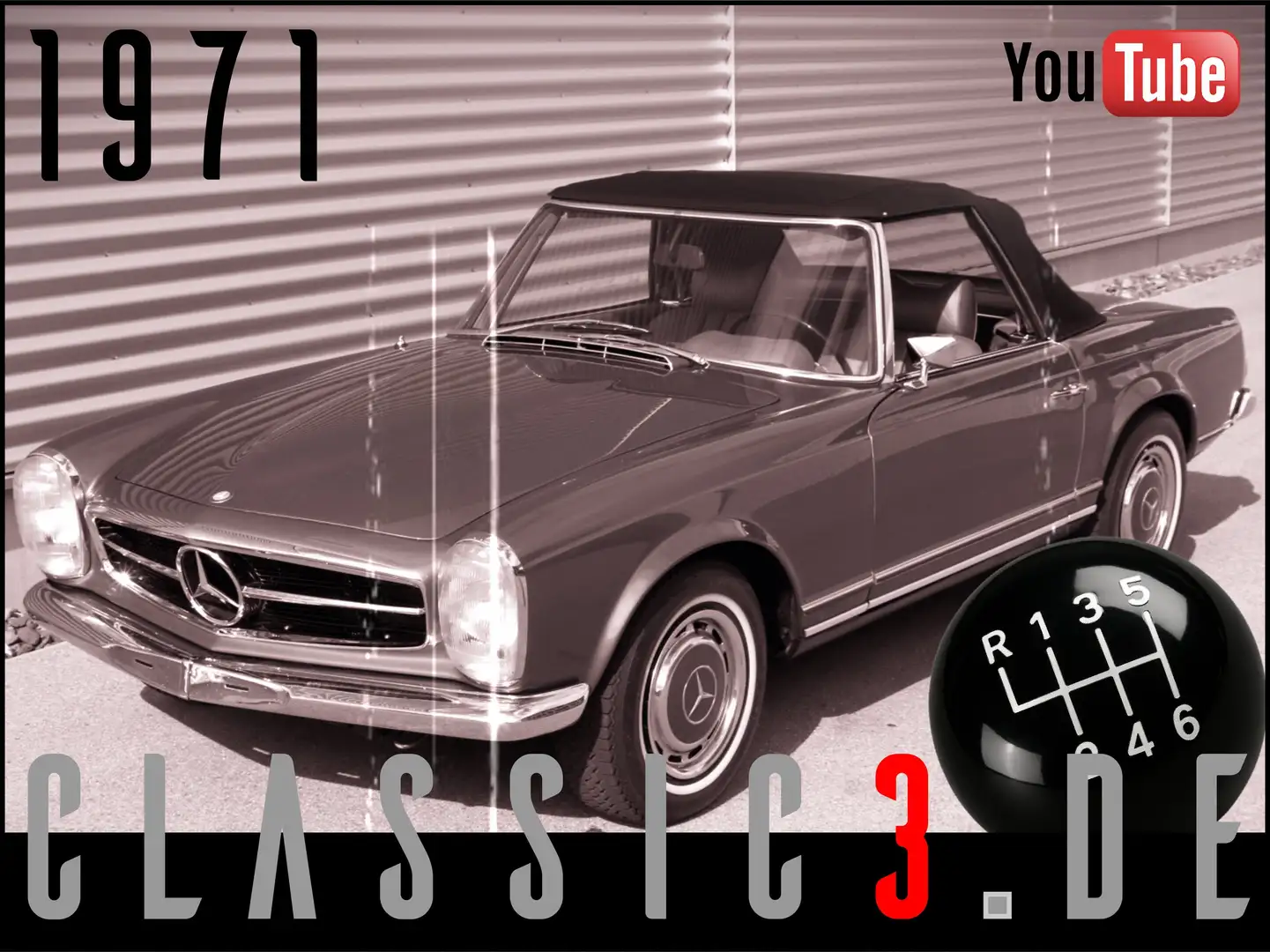 Mercedes-Benz SL 280 280SL PAGODE 6-GANG GETRIEBE W113 *RESTAURIERT!* Grau - 1