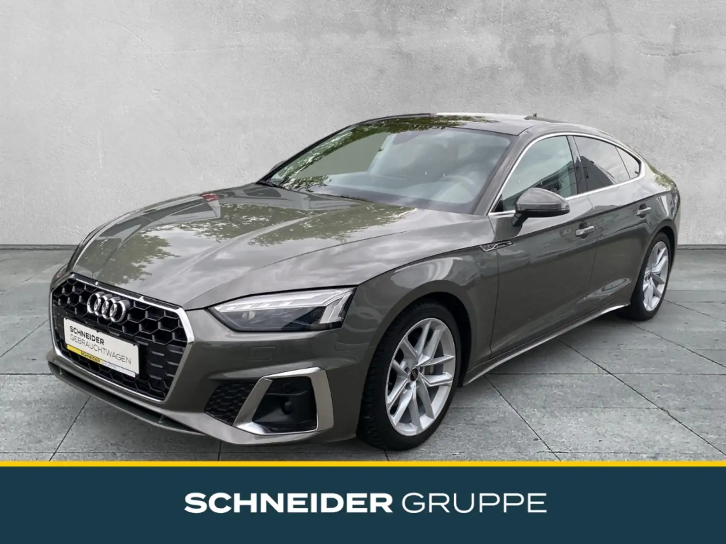 Audi A5 SPORTBACK 40 TFSI S-LINE S line Business LED+NAVI+ Gris - 1
