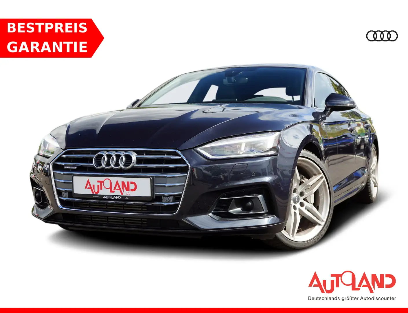 Audi A5 Sportback 2.0 TFSI S-Line quattro LED Navi Blau - 1