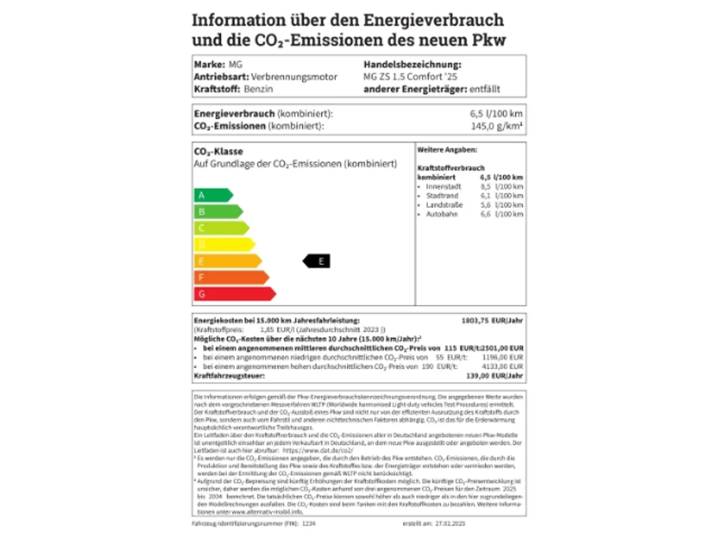 MG ZS COMFORT+Sitzheizung+Navi+360-Grad-Kamera+Parksenso Grigio - 2