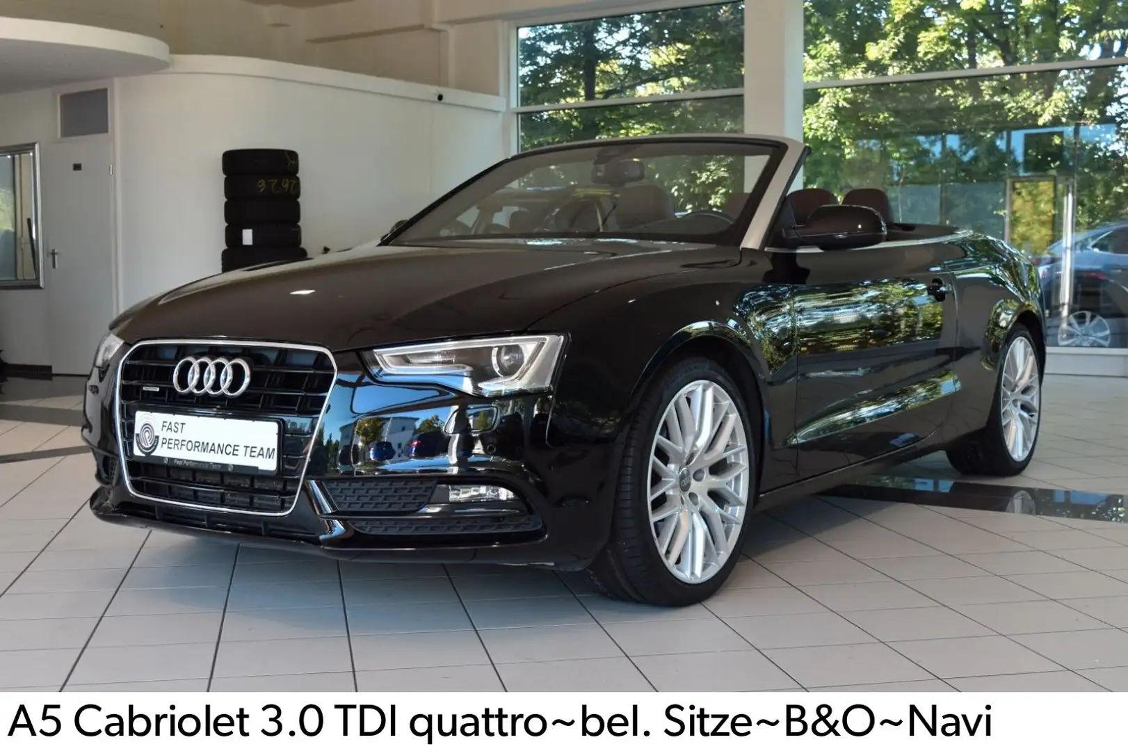 Audi A5 Cabriolet 3.0 TDI quattro~bel. Sitze~B&O~Navi Schwarz - 1