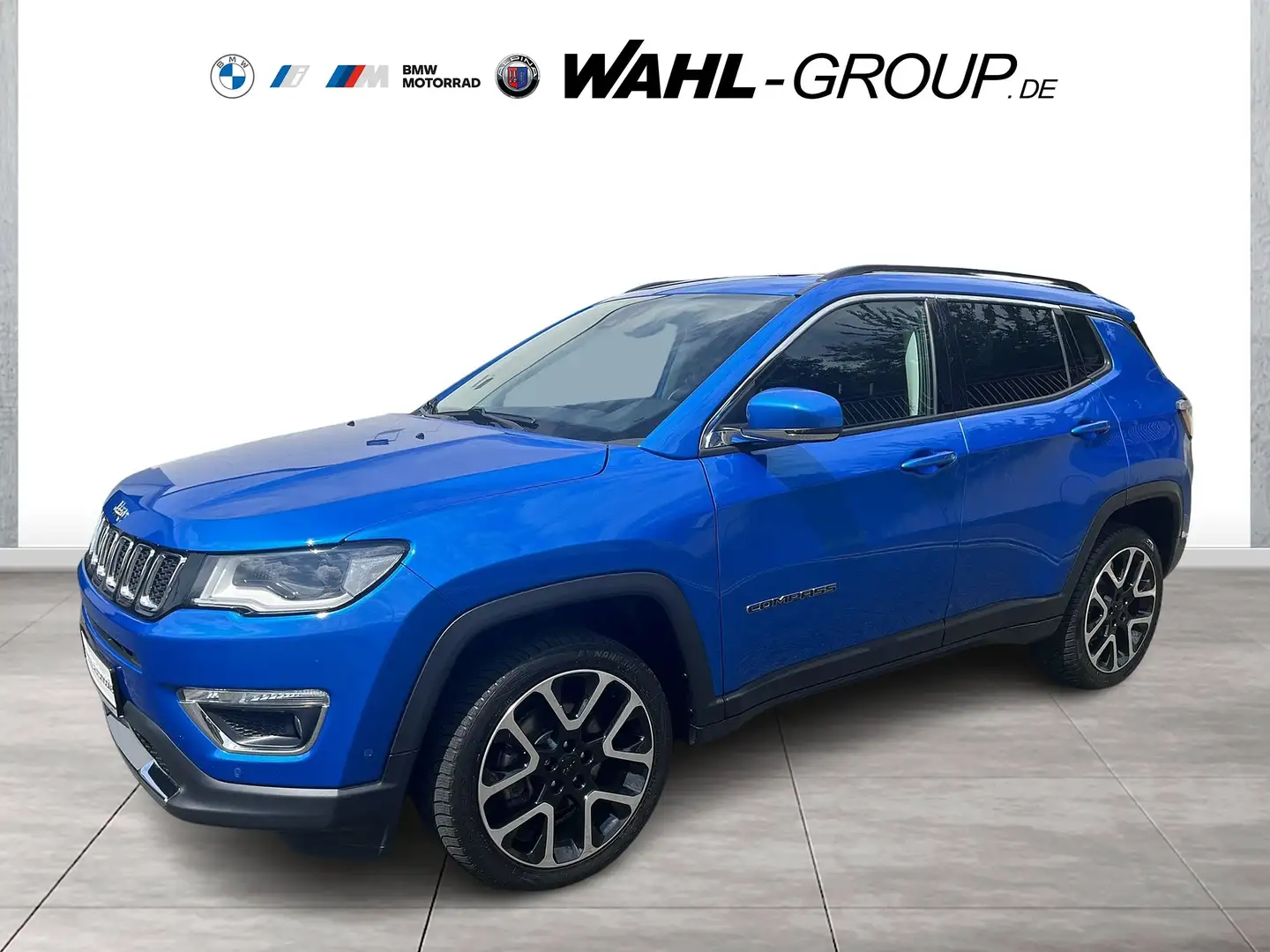 Jeep Compass 1.4 MULTIAIR LIMITED AUT AWD LEDER NAVI GSD RFK Blau - 1