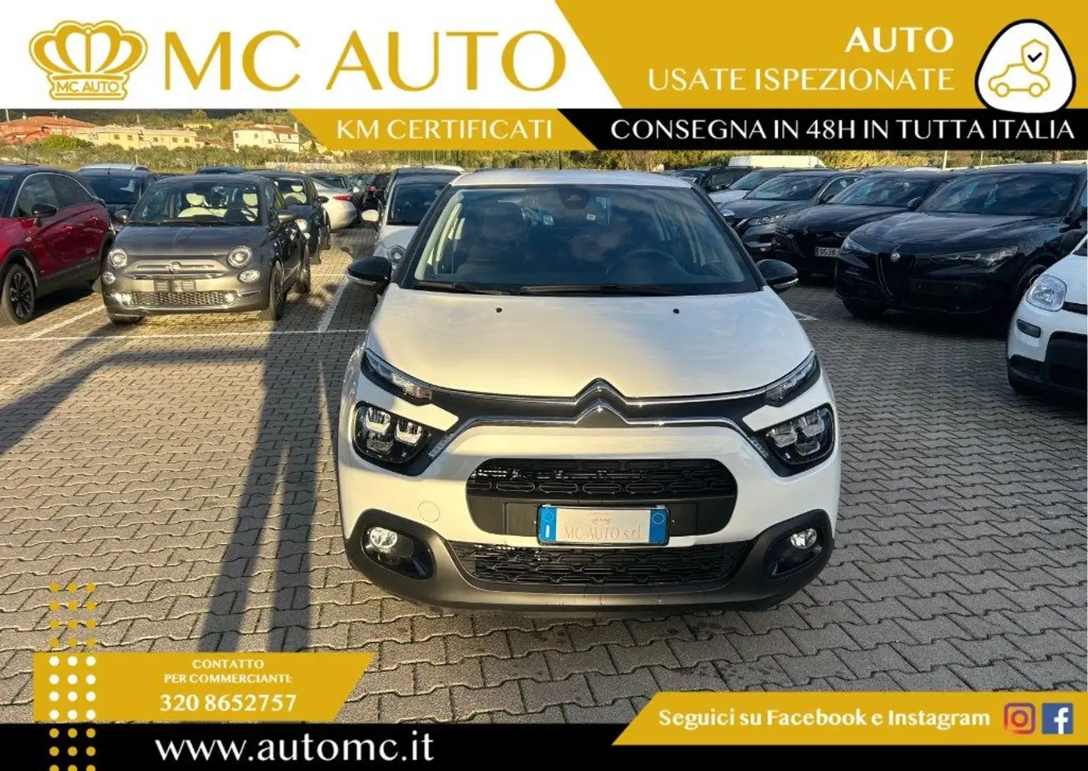 Citroen C3 PureTech 110 S&S PROMO CON FINANZ Bianco - 2