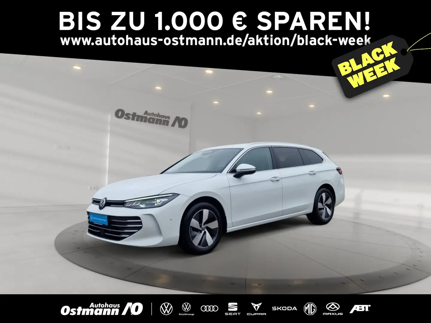 Volkswagen Passat Variant 1.5 eTSI W Business 360 ACC AHK Weiß - 1