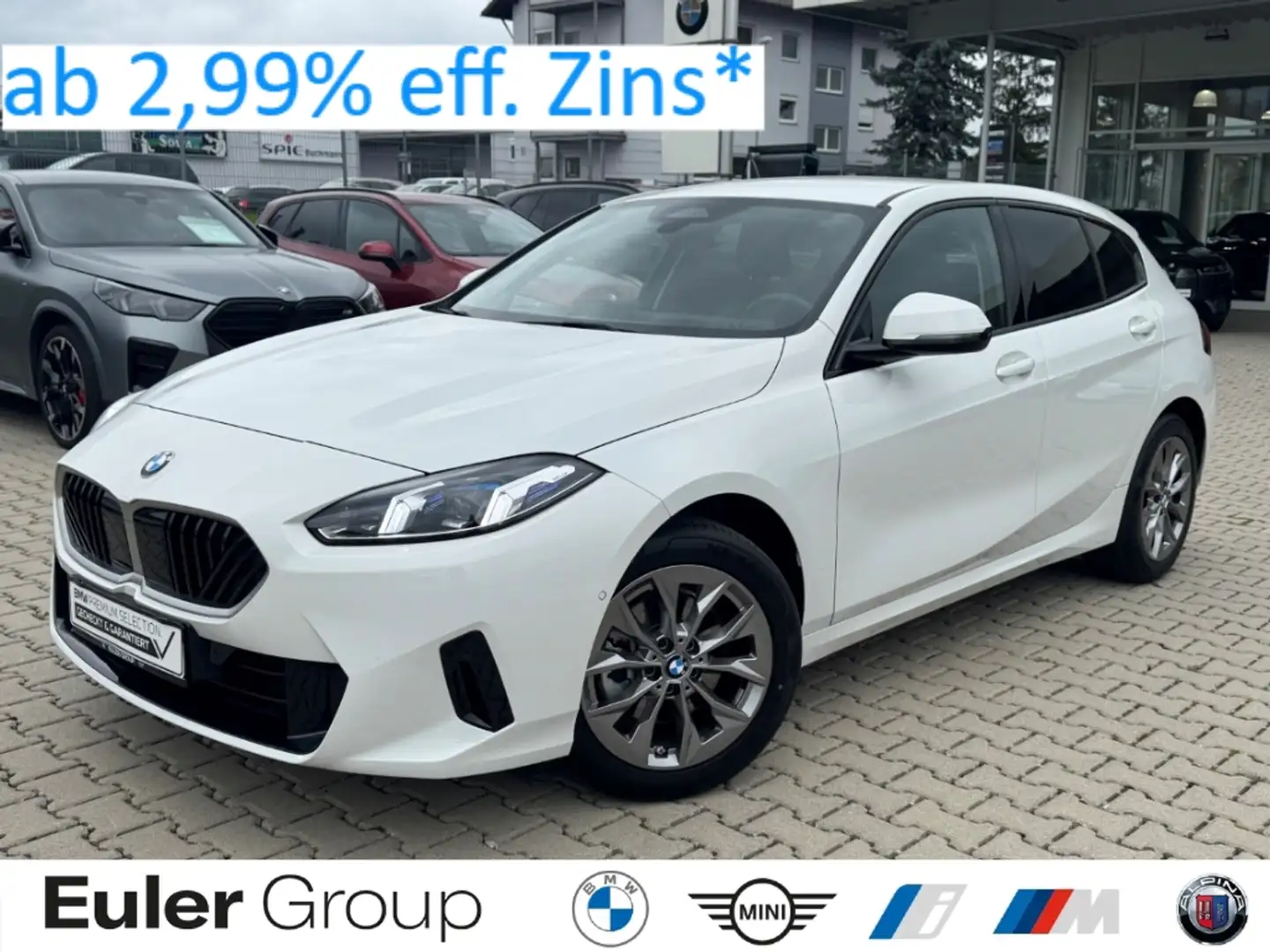 BMW 118 d F70 AHK SHZ adLED Klimaaut Sonnenschutz ParkAss Weiß - 1