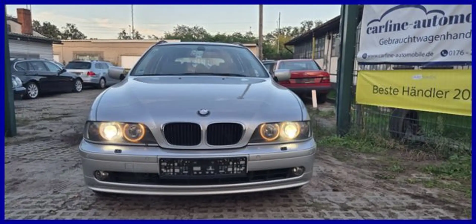BMW 525 i Navi Xenon PDC vuh*SCHALTUNG* HU:6-26 Silber - 1