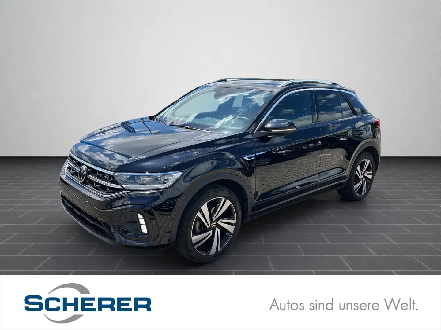 Volkswagen T-Roc 1.5 TSI DSG R-Line AHK/Kamera/Navi Schwarz - 1