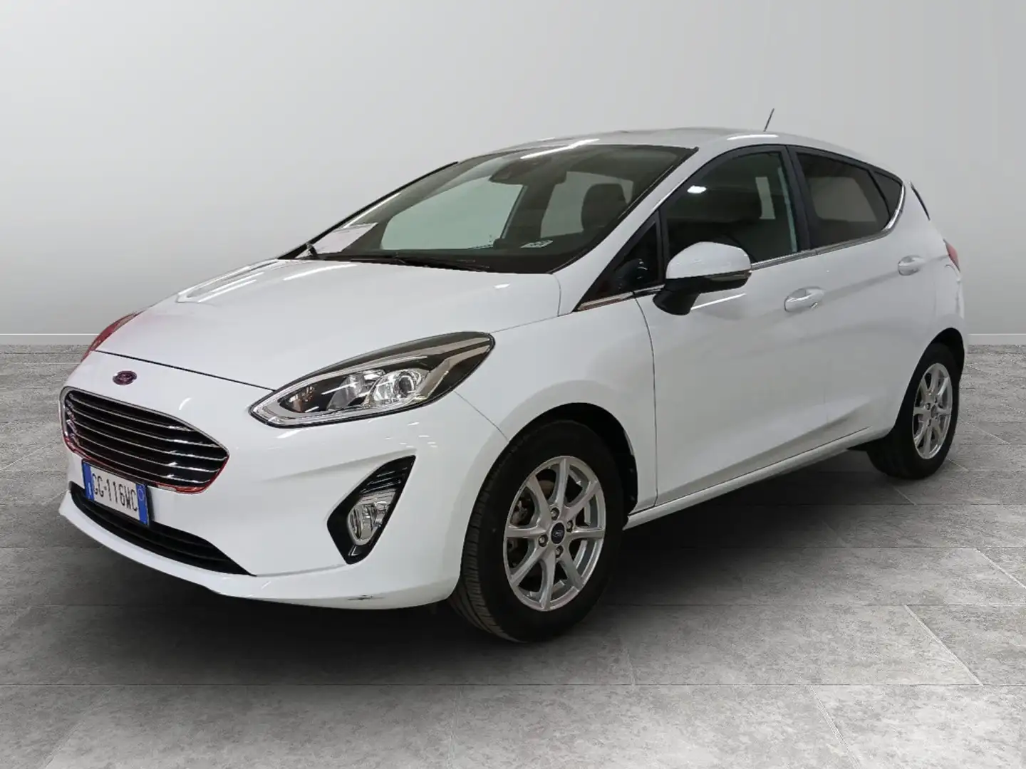 Ford Fiesta 5 Porte 1.0 EcoBoost Hybrid Titanium Weiß - 1