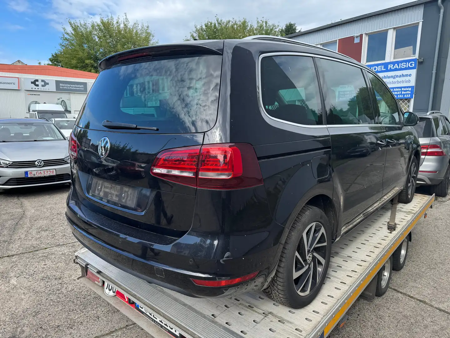 Volkswagen Sharan Join Start-Stopp 7 Sitzer Motorschaden Siyah - 2