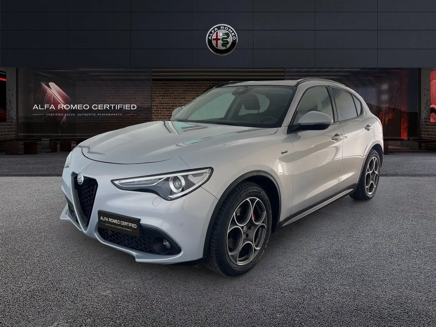 Alfa Romeo Stelvio 2.2 Turbo Diesel 190CV Sprint AT8 RWD Bianco - 1