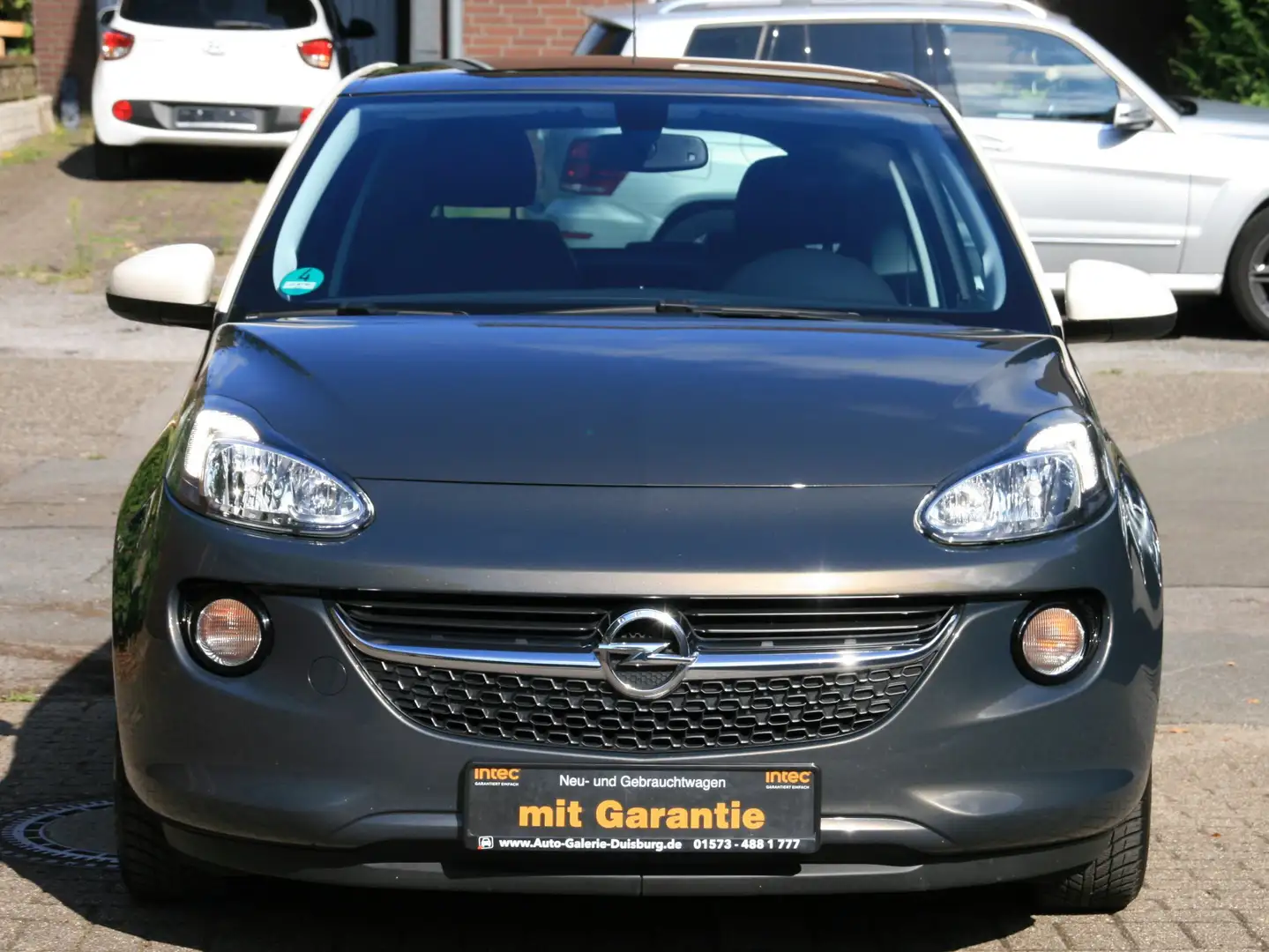 Opel Adam Glam Alu Klima Pano-Dach SHZ LHZ SH TÜV Garant. Gri - 2