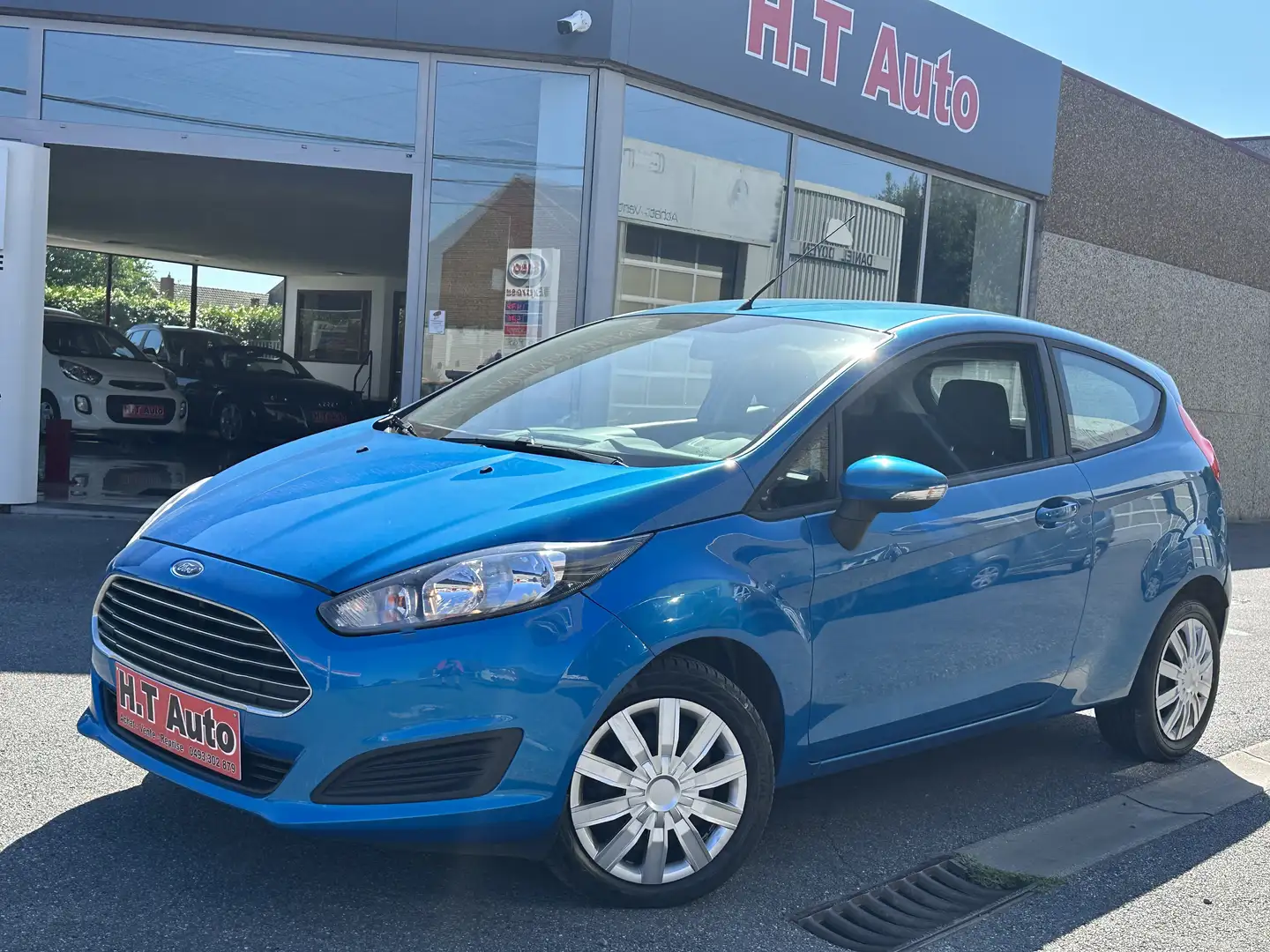 Ford Fiesta 1.0 EcoBoost Trend/Etat neuf/Airco/Garantie 1 an Kék - 1