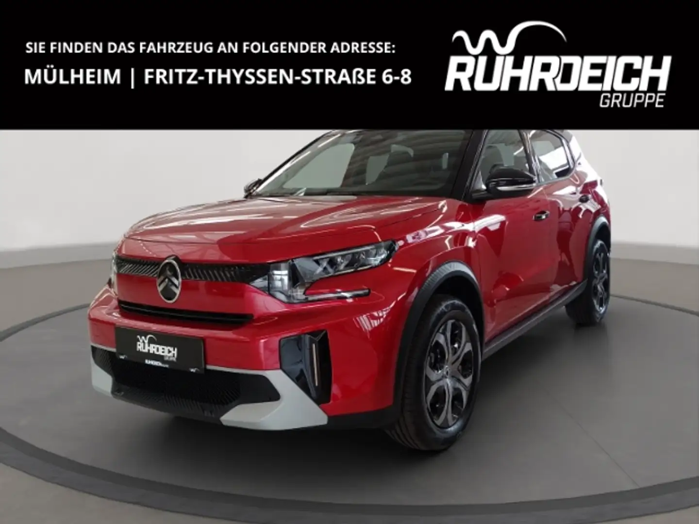 Citroen C3 Aircross Turbo 100 PLUS LED Einparkhilfe Rückfahkamera Temp Rot - 1