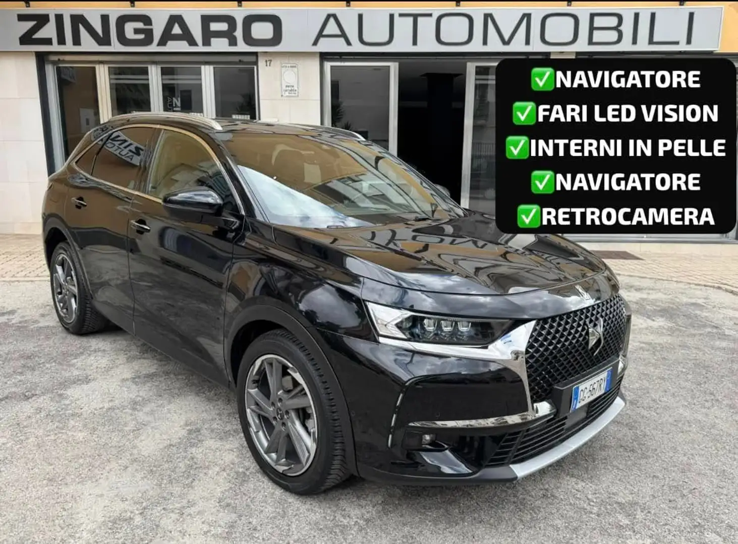 DS Automobiles DS 7 Crossback 1.5 HDI 130 CV. EAT8 RIVOLI NAVI+PELLE+RETROCAMERA Nero - 2