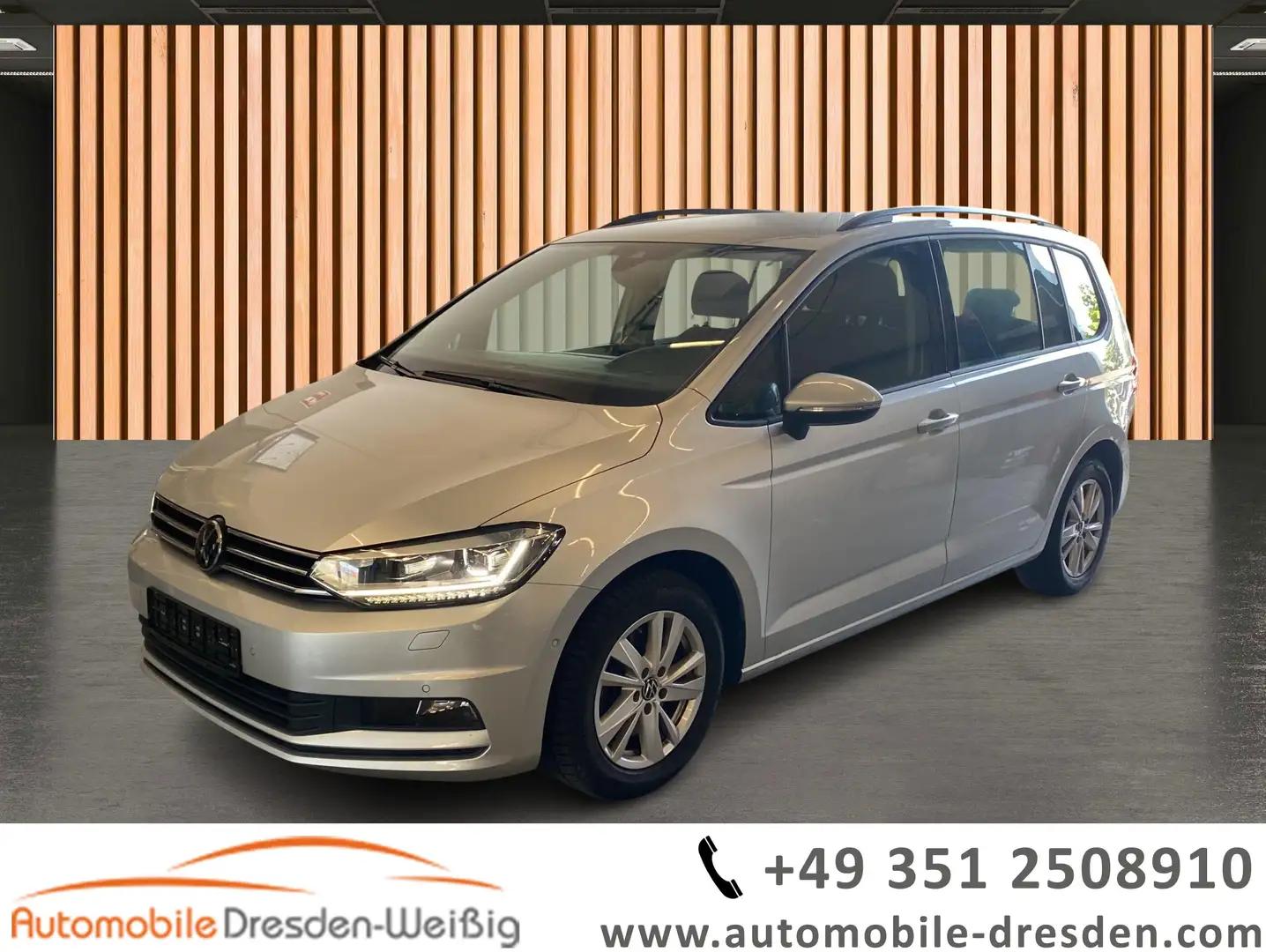 Volkswagen Touran 1.5 TSI DSG Comfortline*ACC*DCC*Kessy Argent - 1