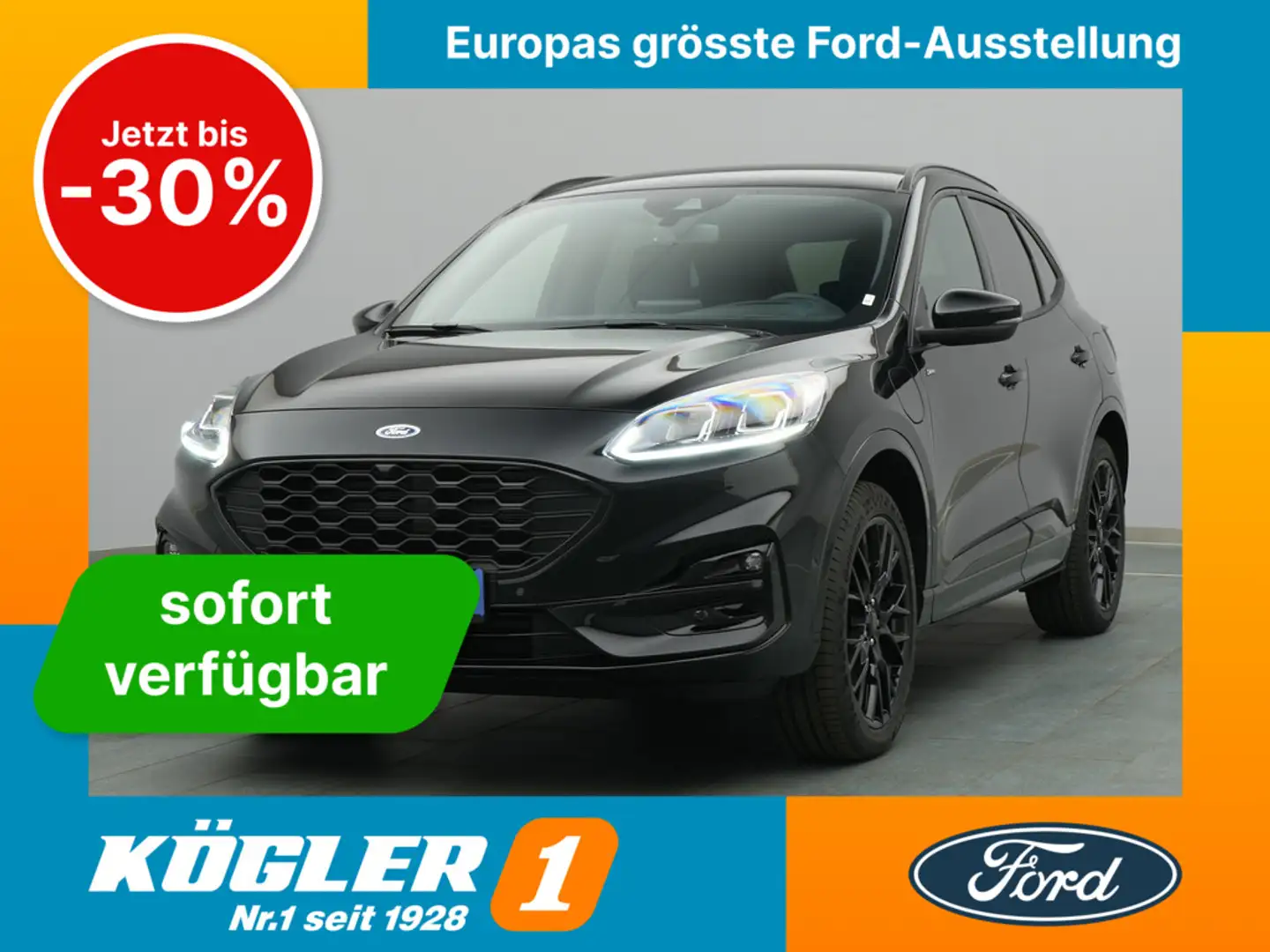 Ford Kuga ST-Line X 225PS PHEV/Winter-P./PDC -27%* Nero - 1