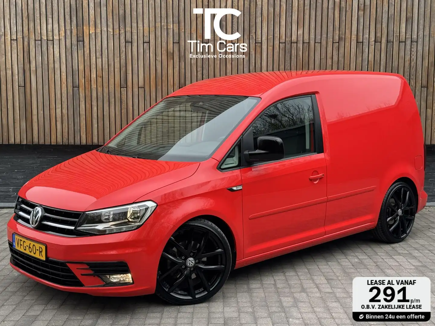 Volkswagen Caddy Bestel 2.0 TDI 180pk DSG Automaat | Verlaagd schro Rood - 1