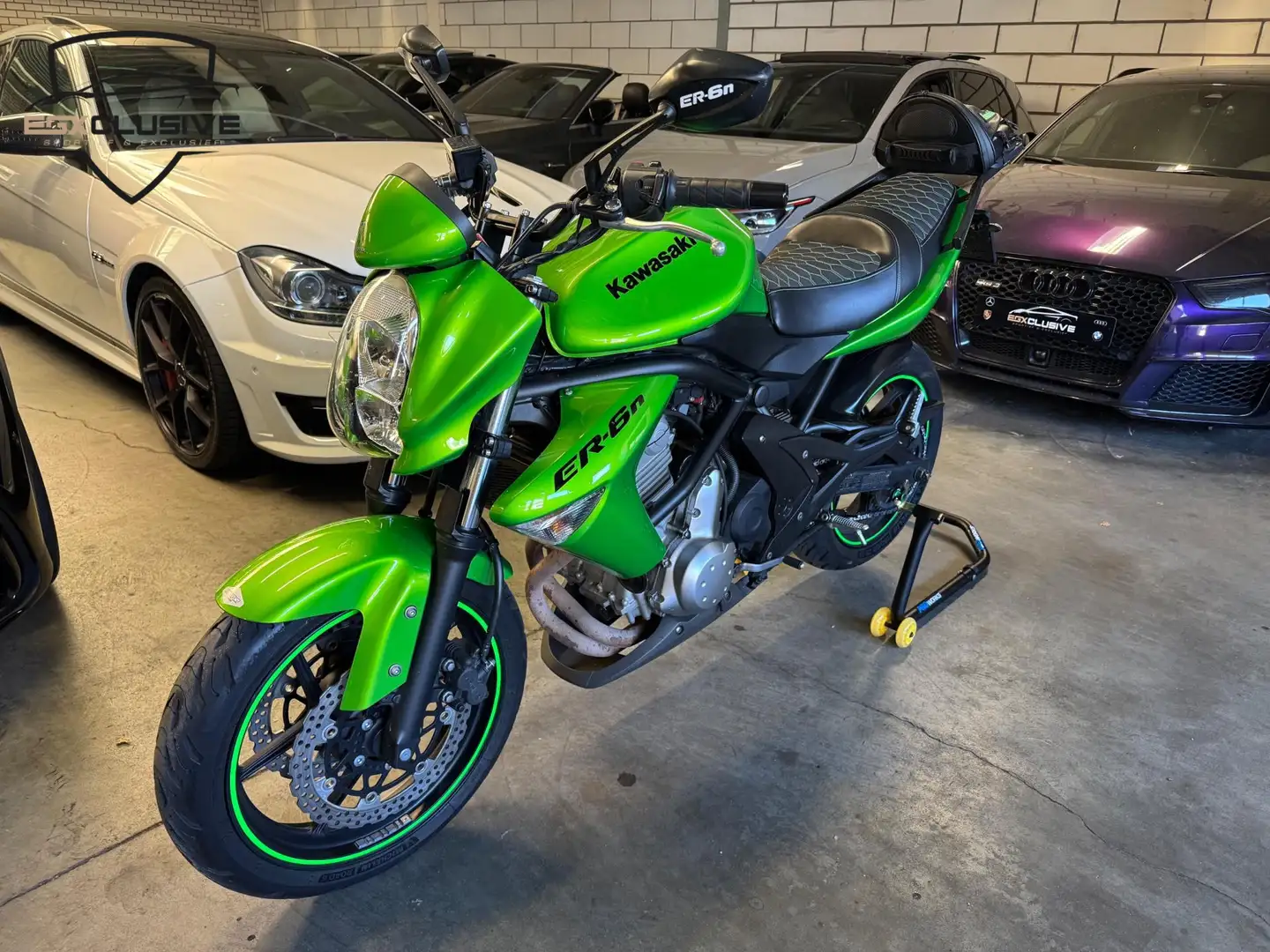 Kawasaki ER - 6 N Tour ER-6n HANDVAT VERWARMING | SPORTUITLAAT | GEL Groen - 2