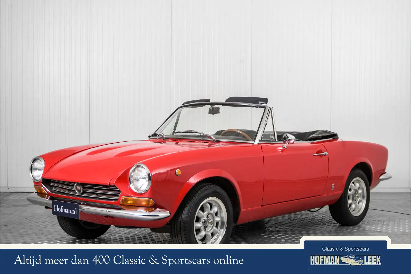 Fiat 124 Spider Rood - 1