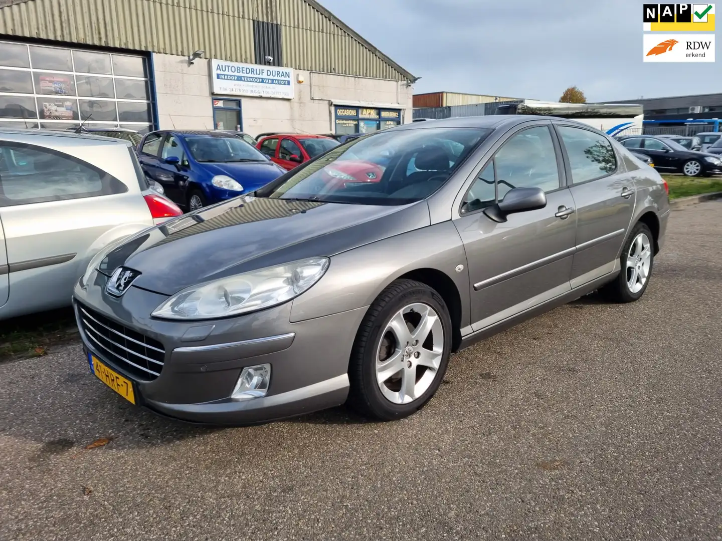 Peugeot 407 2.0 GT 140pk Sedan Navi! Xenon! Bj: 2009 NAP! Grey - 1