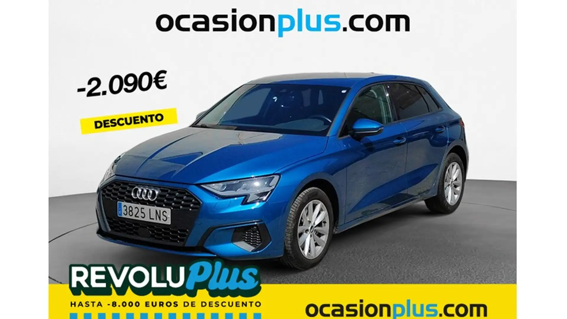 Audi A3 Sportback 30TDI Blauw - 1