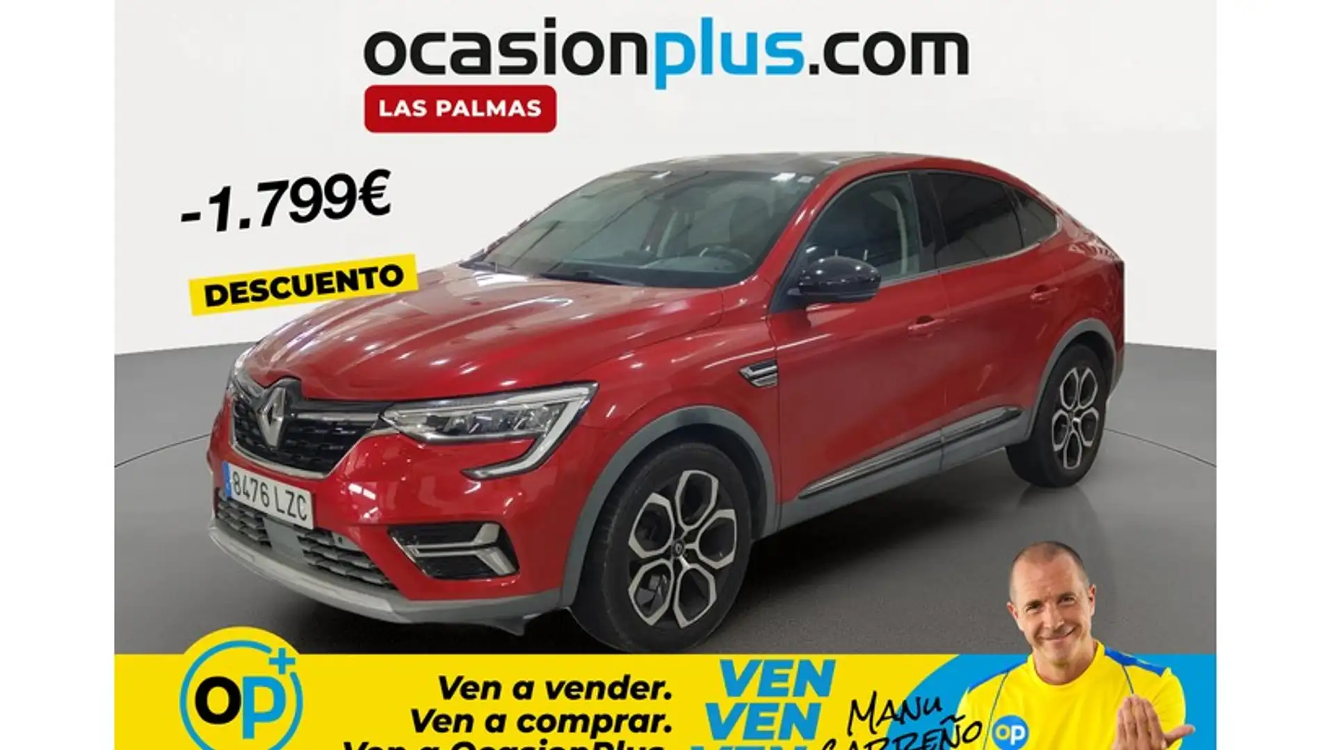 Renault Arkana 1.6 E-Tech Zen 105kW Rojo - 1
