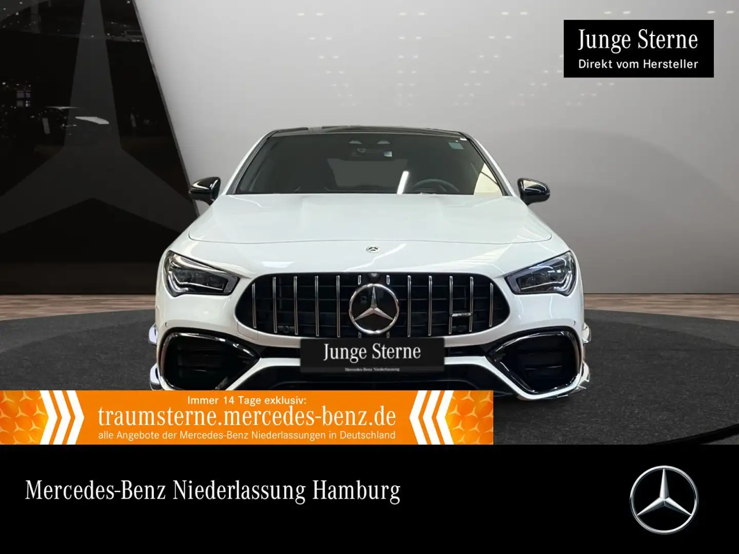 Mercedes-Benz CLA 45 AMG CLA 45 S 4M DRIVERS+PANO+MULTIBEAM+PERFSITZE+8G White - 1