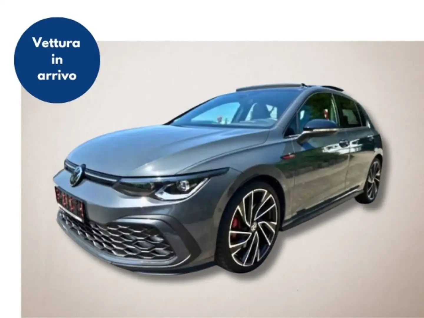 Volkswagen Golf GTI 8 2.0 TSI DSG 19 DCC Tetto Matrix Navi Tel. H.K. F Gris - 1
