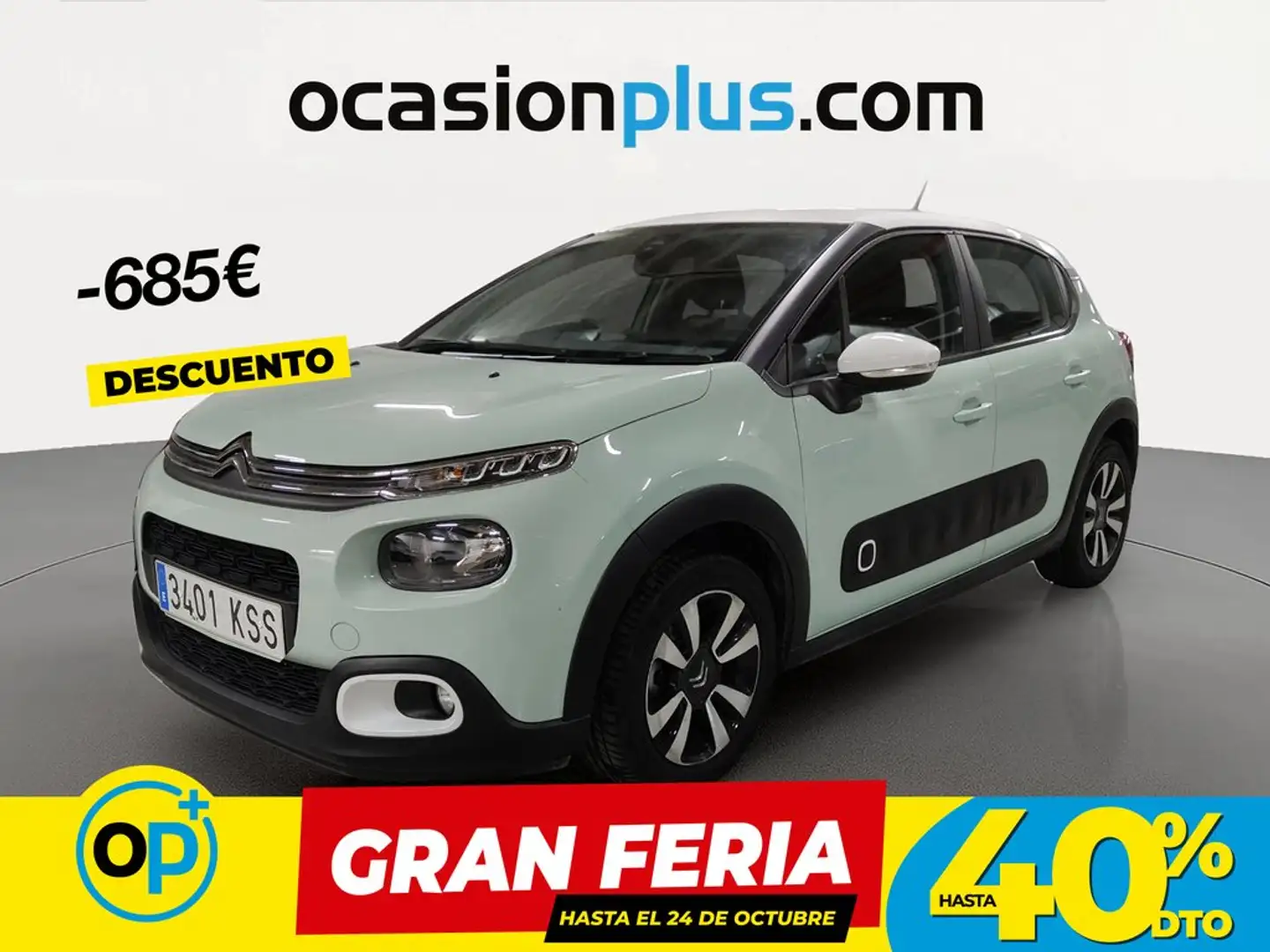Citroen C3 1.2 PureTech S&S Feel 83 Verde - 1