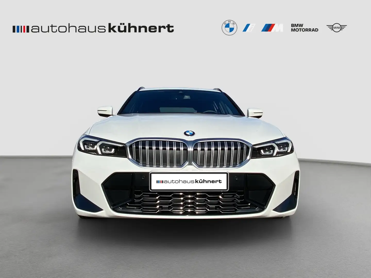 BMW 318 d Touring ///M-Sport ParkA. SpurAss HiFi Navi Weiß - 2
