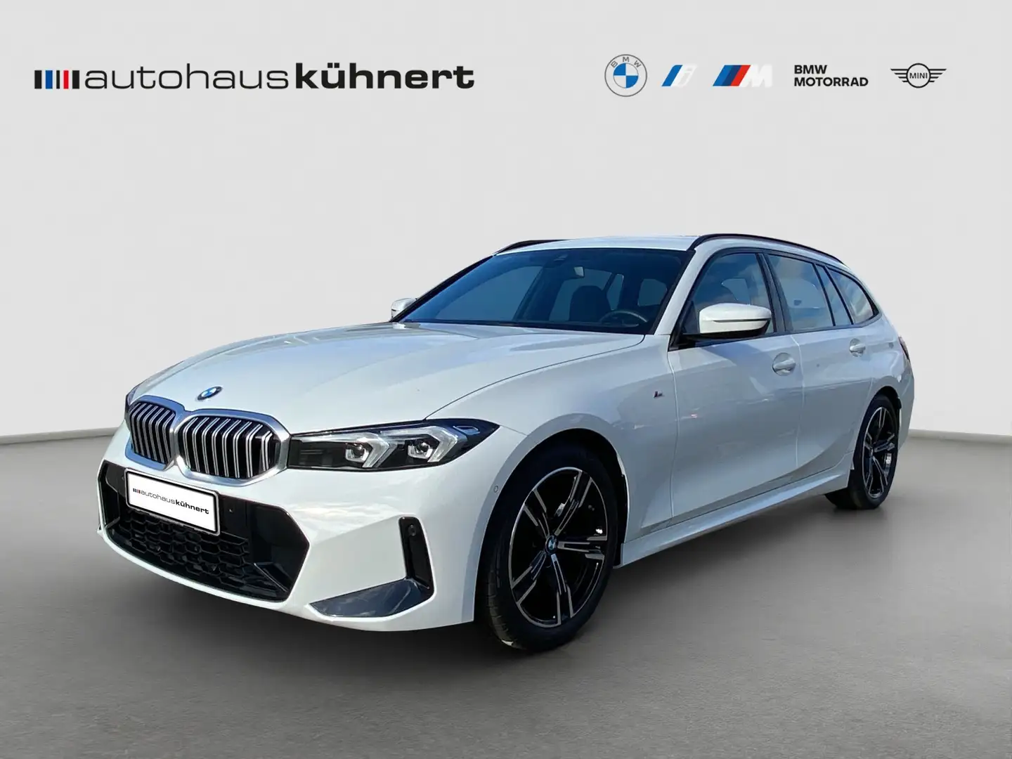 BMW 318 d Touring ///M-Sport ParkA. SpurAss HiFi Navi Weiß - 1
