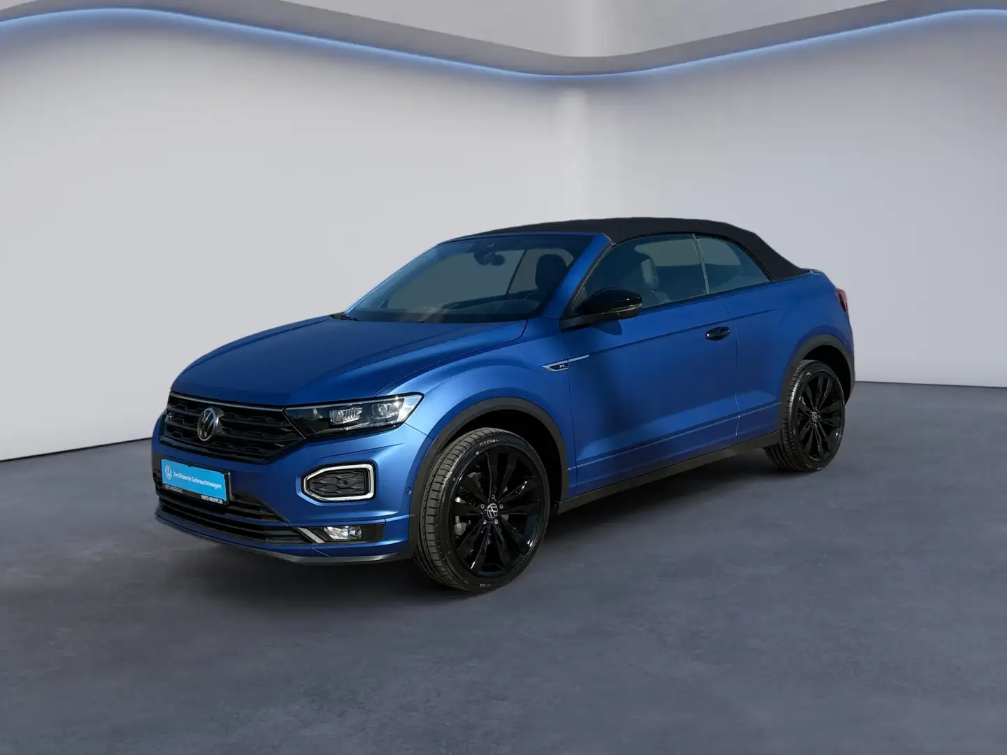 Volkswagen T-Roc Cabriolet 1.5TSI DSG R-Line LED+NAV+AHK+ Blu/Azzurro - 1