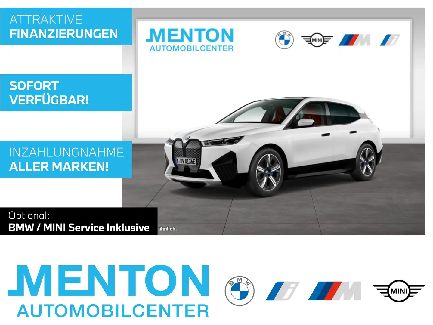 BMW iX xDrive50 Edition Sportpaket Head-Up HK HiFi Alb - 1
