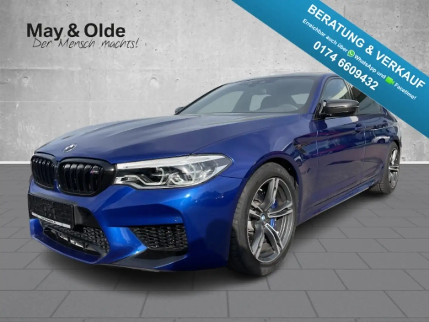 BMW M5 Lim. LED Navi H/K HuD Kamera Leder-Merino Azul - 1