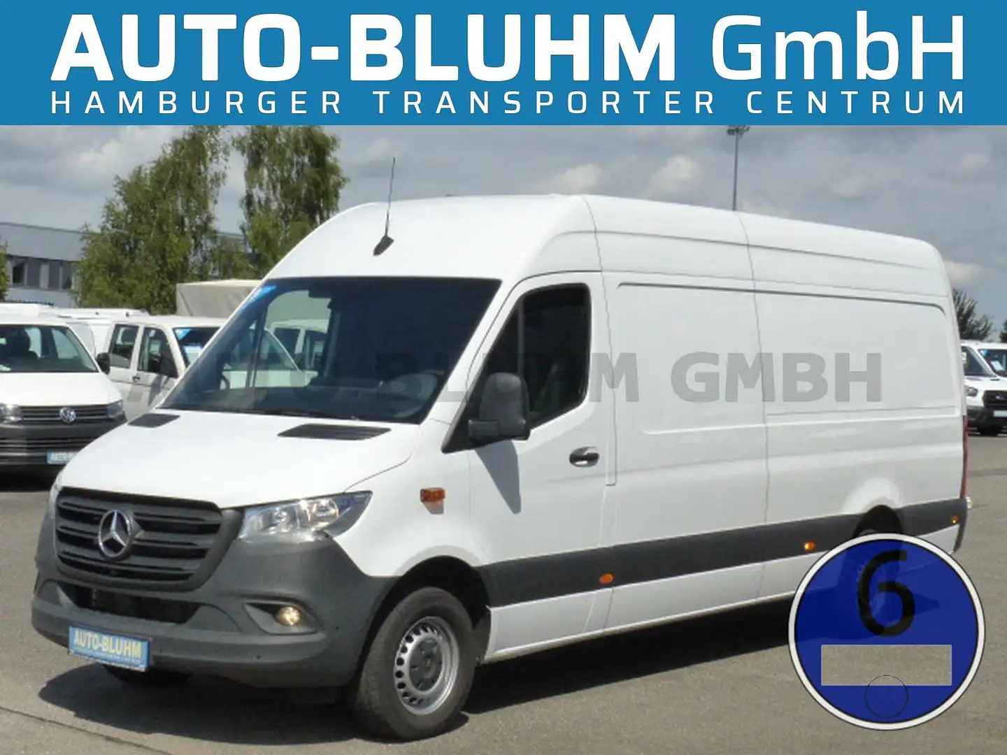 Mercedes-Benz Sprinter 315 CDI Kasten Maxi + 360° Cam AC Navi Weiß - 1