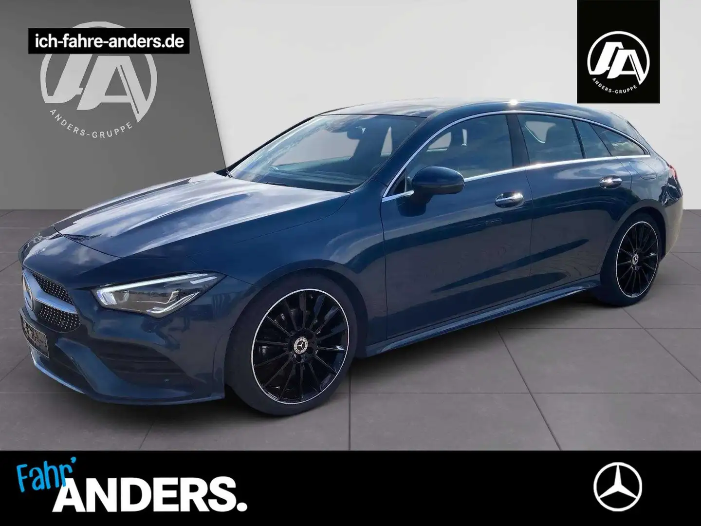 Mercedes-Benz CLA 220 d 4M SB AMG+MBUX+Pan+AHK+LED+Kam+Sitzkl. Blau - 1
