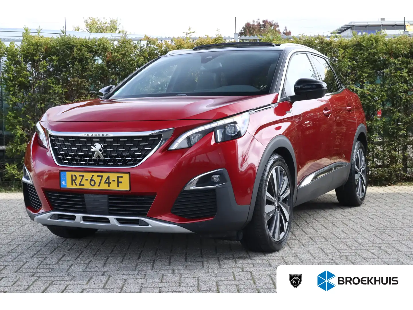 Peugeot 3008 1.2 Turbo GT Line | Cruise Control | Panoramadak | Rood - 1