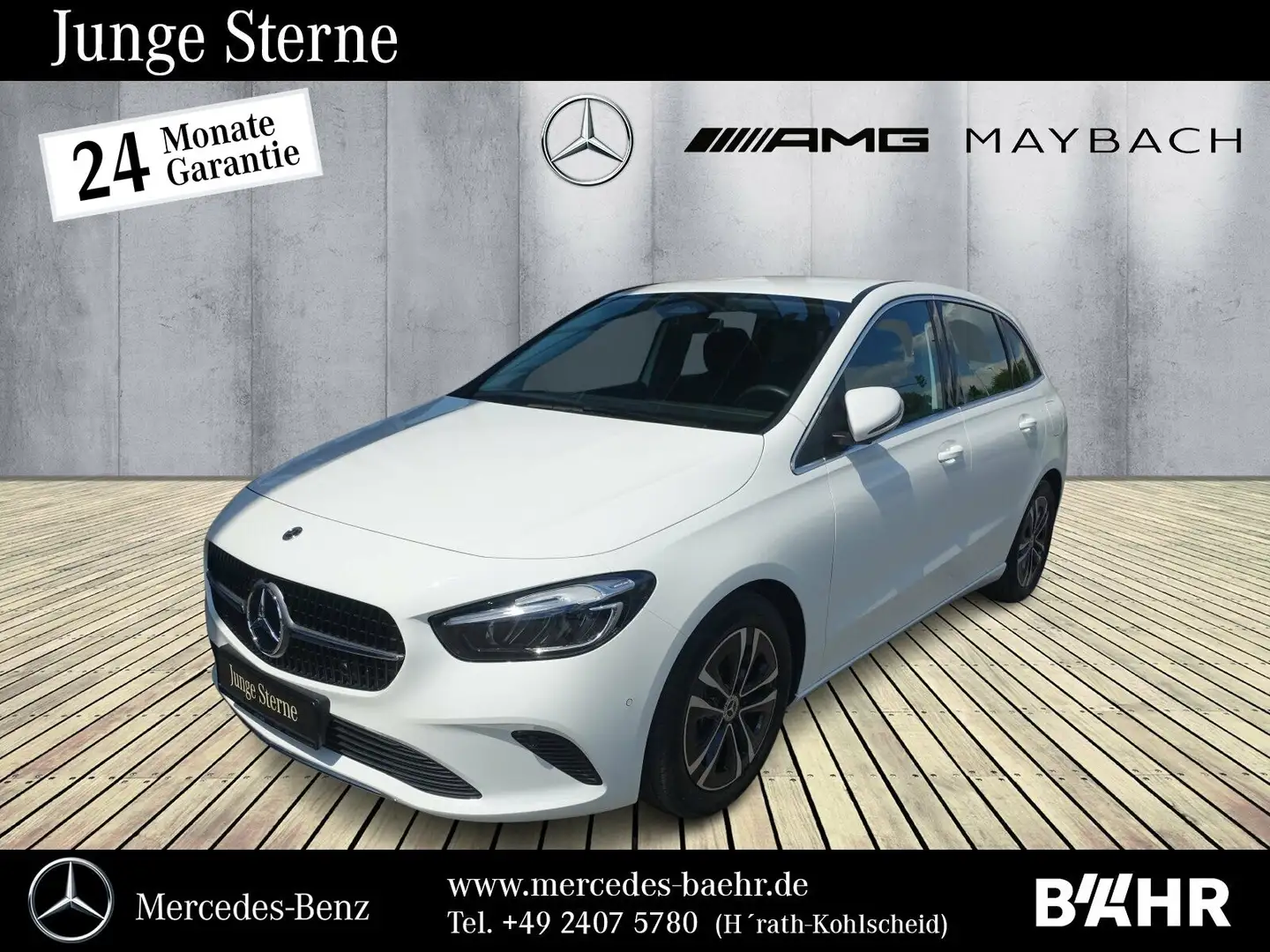 Mercedes-Benz B 200 B 200 Progressive/MBUX-Navi/LED/SHZ/RFK/LMR-17" Weiß - 1