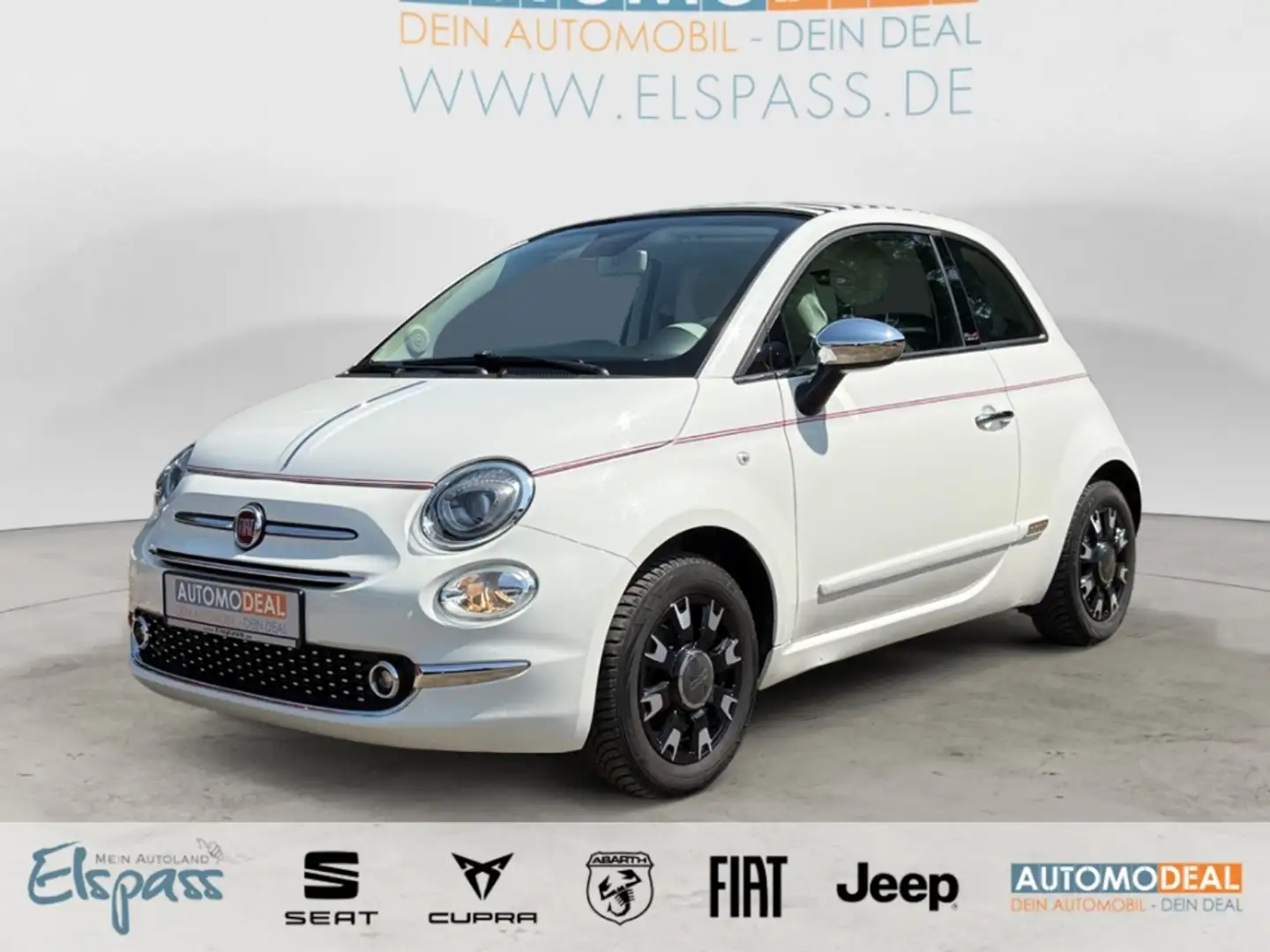 Fiat 500C Hybrid Star SITZ.HZG TEMPOMAT APPLE/ANDROID ALU PD Weiß - 1