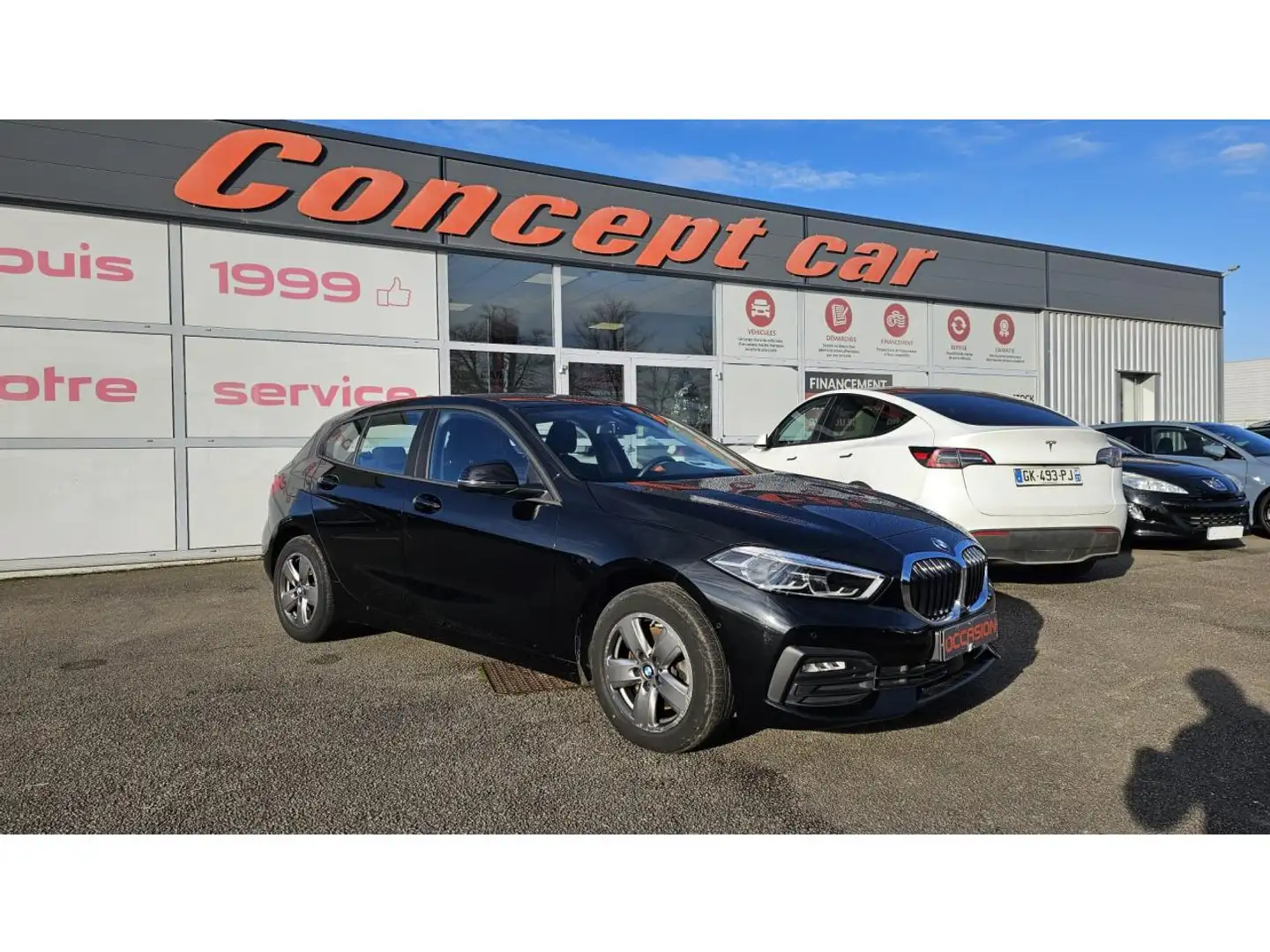 BMW 116 Business 116d BVA Noir - 1